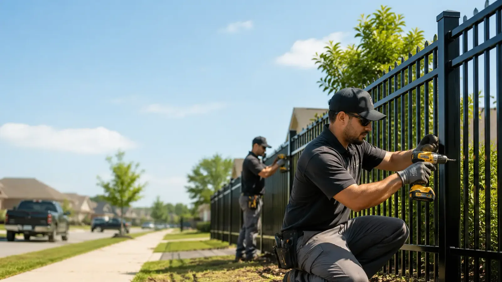 Metal Fence Installation in Schertz, TX